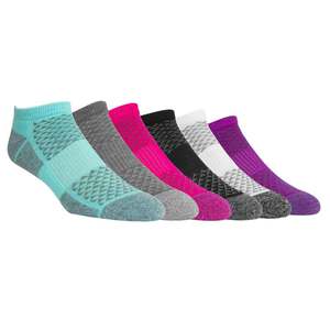 Sof Sole Women's Active 6 Pack Casual Socks - Assorted - M