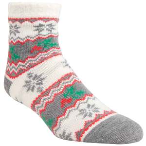 Sof Sole Women's Fireside Holly Berry Winter Socks - Fairisle - M Sof Sole Women's Fireside Holly Berry Winter Socks - Fairisle - M