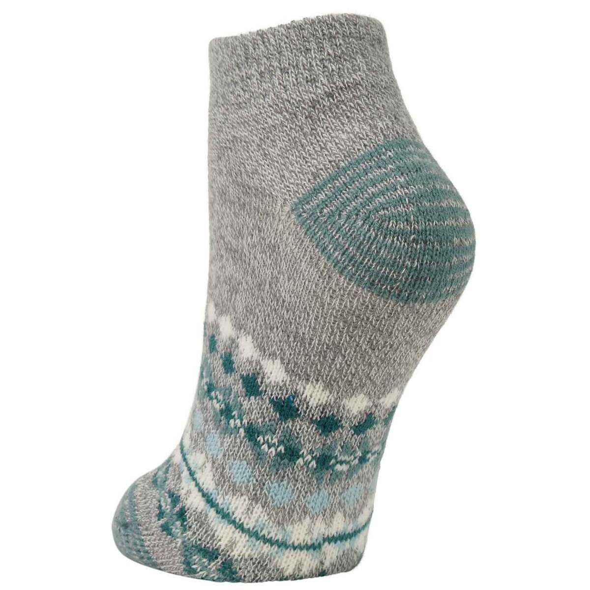 Sof Sole Women's Fireside Nordic Low Mini Casual Socks - Marlin Blue ...