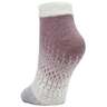 Sof Sole Women's Fireside Ombre Low Knit Casual Socks - Fog/Plum - M - Fog/Plum M