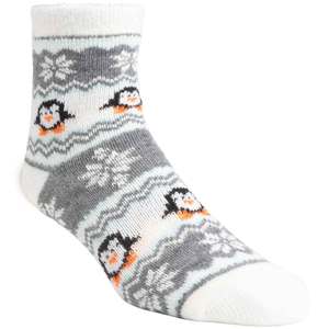 Sof Sole Women's Fireside Penguin Winter Socks - Fairisle - M