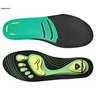 Sof Sole Womens Fit Series Insoles - Black/Green 5-6