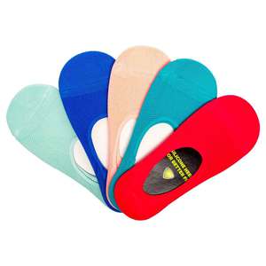 Sof Sole Women's Microfiber 5 Pack Footie Casual Socks - Multi - M