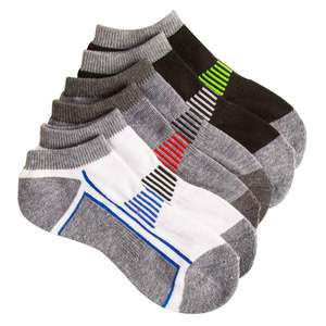 Sof Sole Youth Active 6 Pack Casual Socks - Gray - M