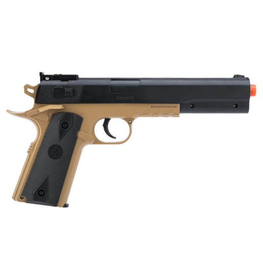 Soft Air Colt 1911 Air Pistol And Target Practice Kit – Black/Tan