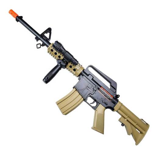 Soft Air USA Colt M4 & 1911 22 Caliber Air Rifle & Pistol Kit – Tan