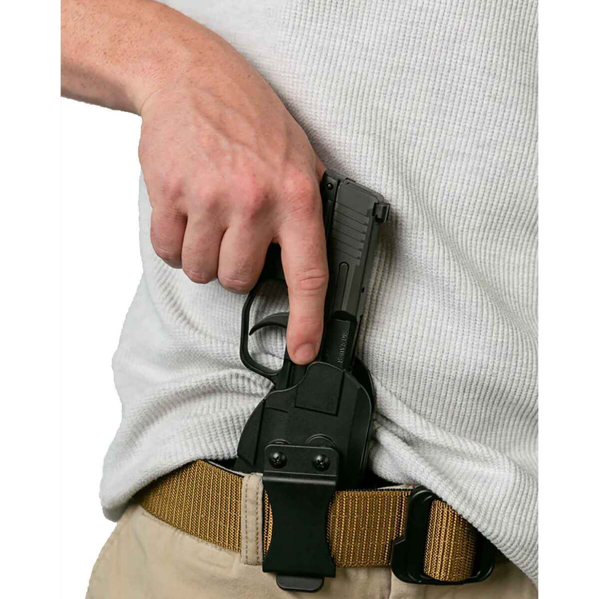Soft Armor Polymer Glock 19/23/32 Inside/Outside the Waistband Ambidextrous Holster - Black Soft Armor Polymer Glock 19/23/32 Inside/Outside the Waistband Ambidextrous Holster - Black