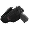Soft Armor SC Series Deluxe Hip Holster with Mag Pouch 4in-4.5in Barrel Inside/Outside the Waistband Ambidextrous Holster - Black