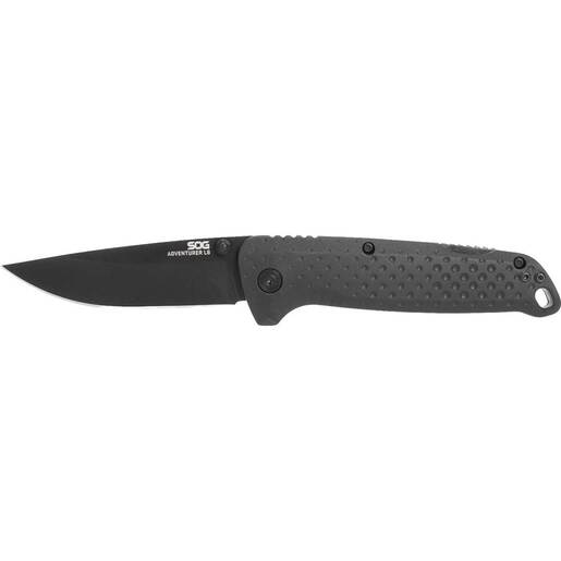 SOG Adventurer LB Folding Knife - Blackout