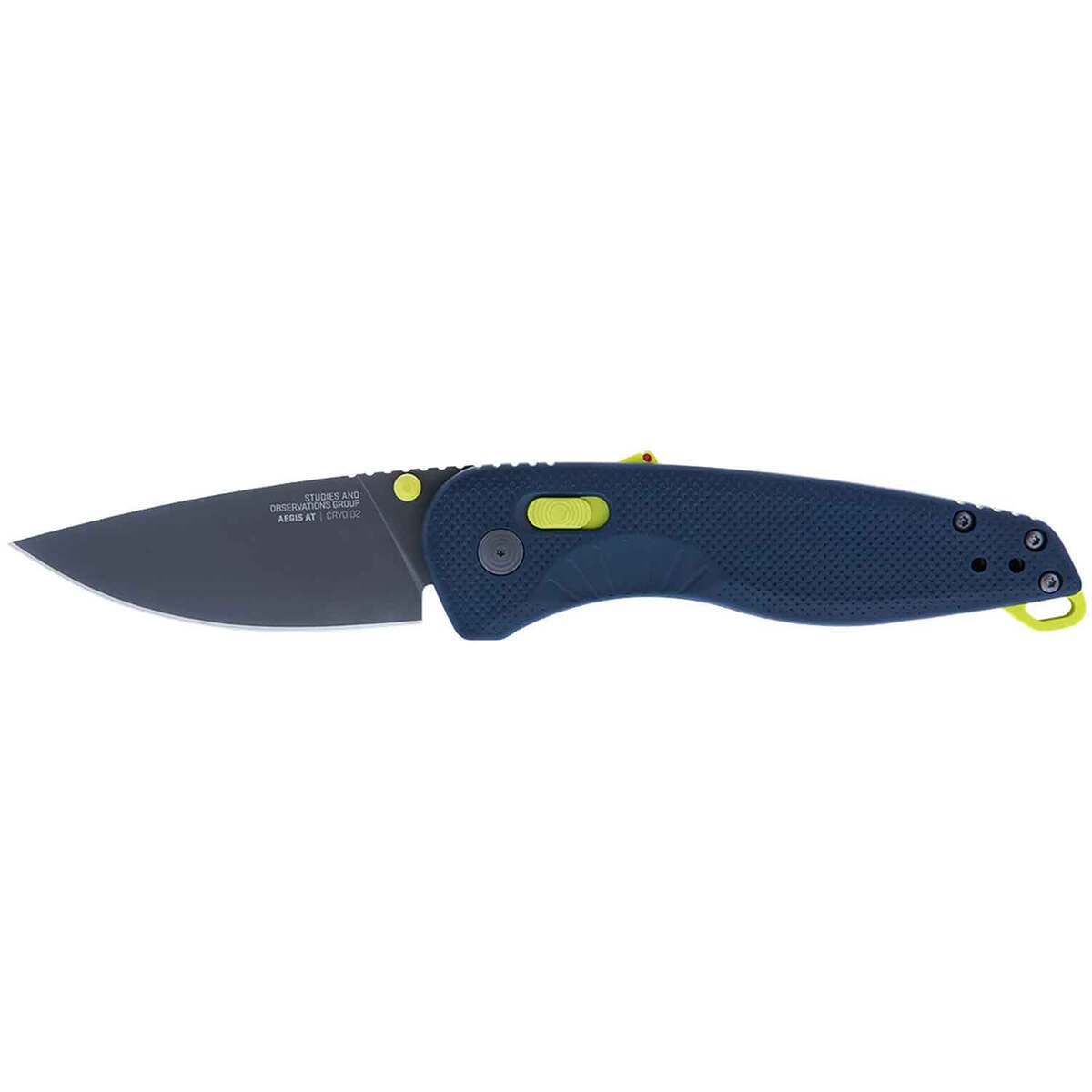 SOG Aegis AT 3.13 inch Folding Knife - Indigo - Indigo SOG Aegis AT 3.13 inch Folding Knife - Indigo - Indigo