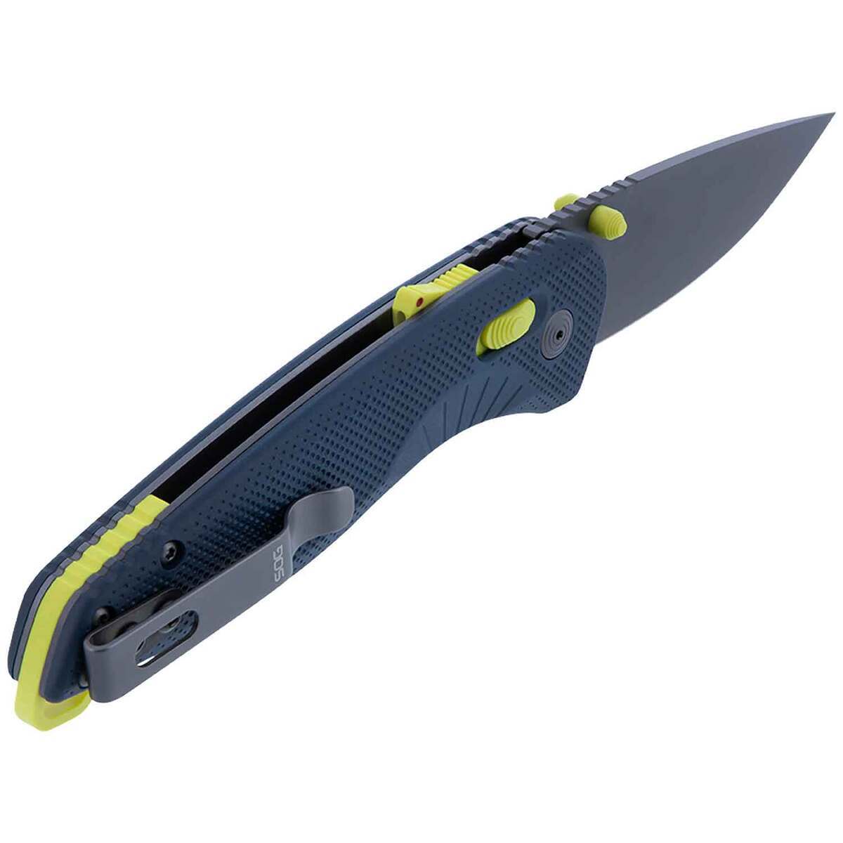 SOG Aegis AT 3.13 inch Folding Knife - Indigo - Indigo SOG Aegis AT 3.13 inch Folding Knife - Indigo - Indigo