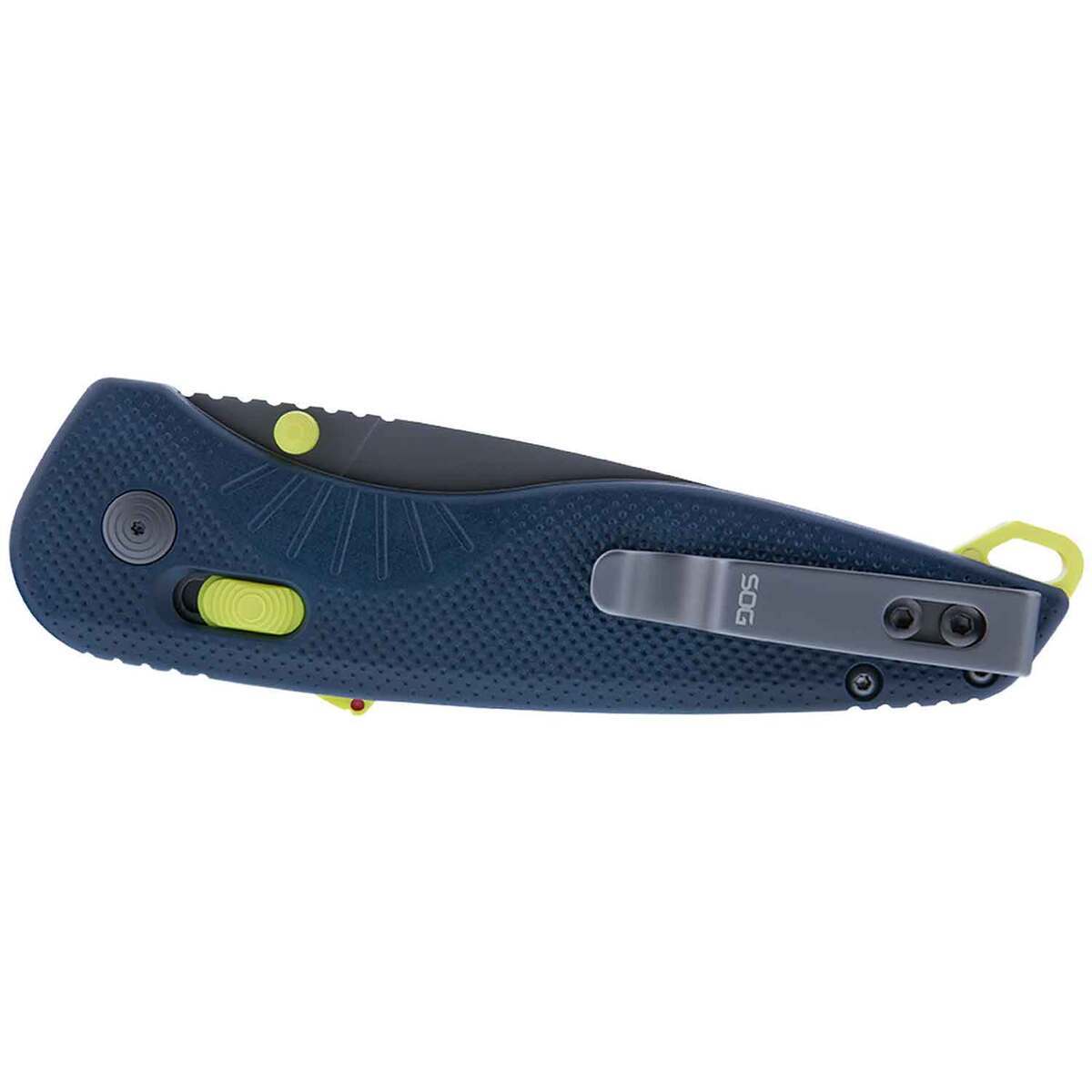SOG Aegis AT 3.13 inch Folding Knife - Indigo - Indigo SOG Aegis AT 3.13 inch Folding Knife - Indigo - Indigo