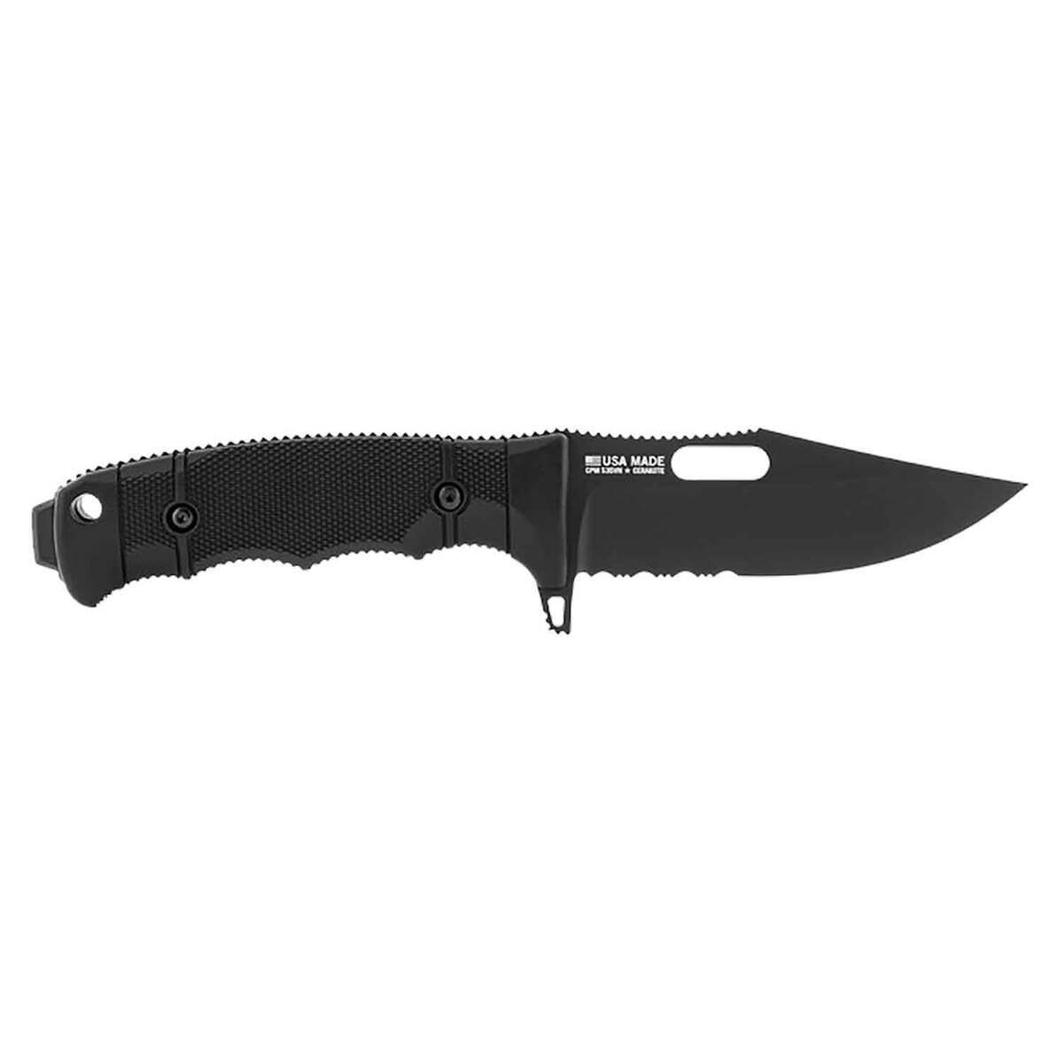 SOG Seal FX 4.3 inch Fixed Blade Knife - Black SOG Seal FX 4.3 inch Fixed Blade Knife - Black