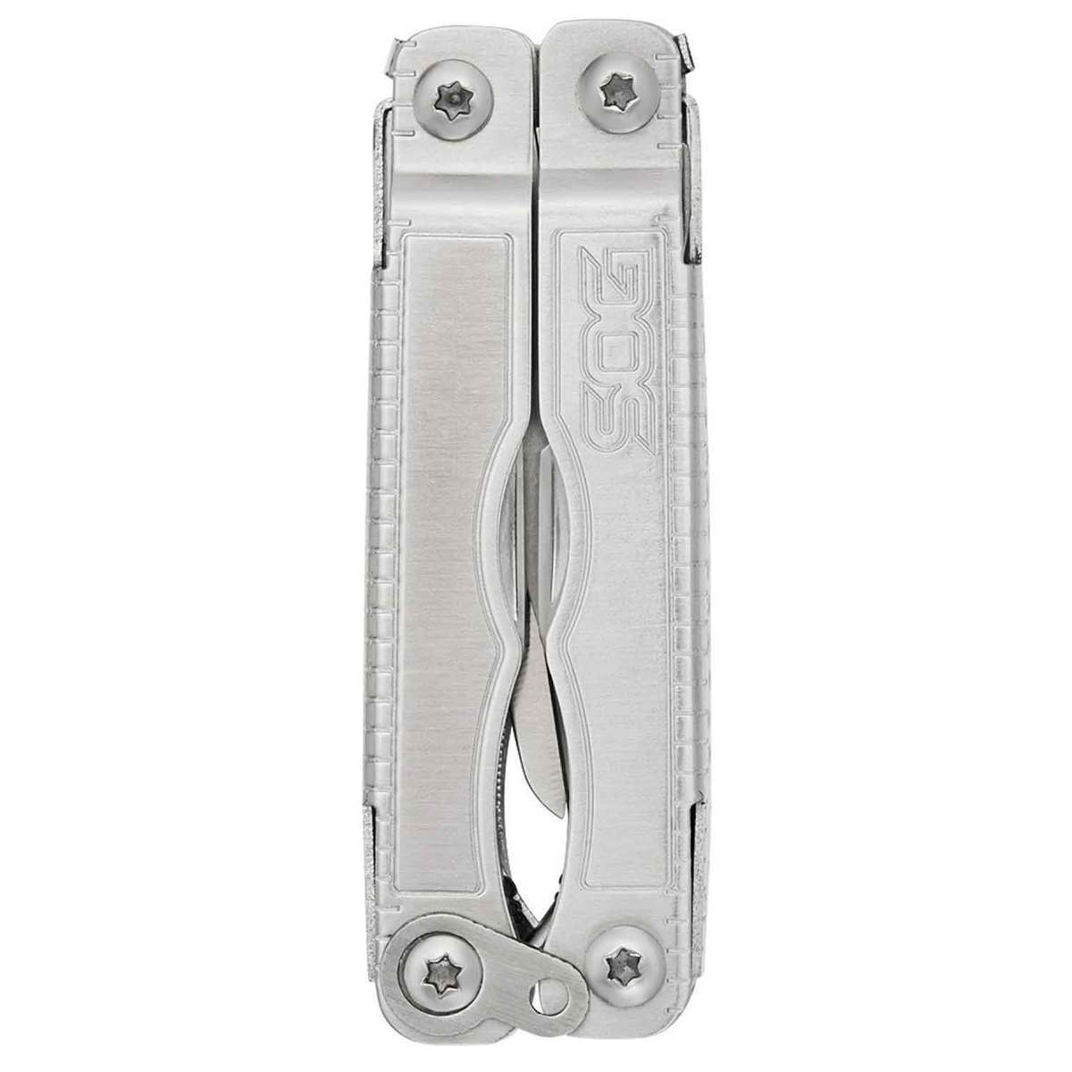 SOG Snippet Keychain Multi-Tool - Silver - Silver SOG Snippet Keychain Multi-Tool - Silver - Silver