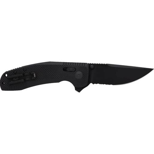SOG Tac 3.39inch Folding Knife - Blackout