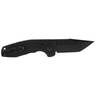 SOG-TAC AU Compact 2.94 inch Tanto Serrated Edge Automatic Knife - Black - Black