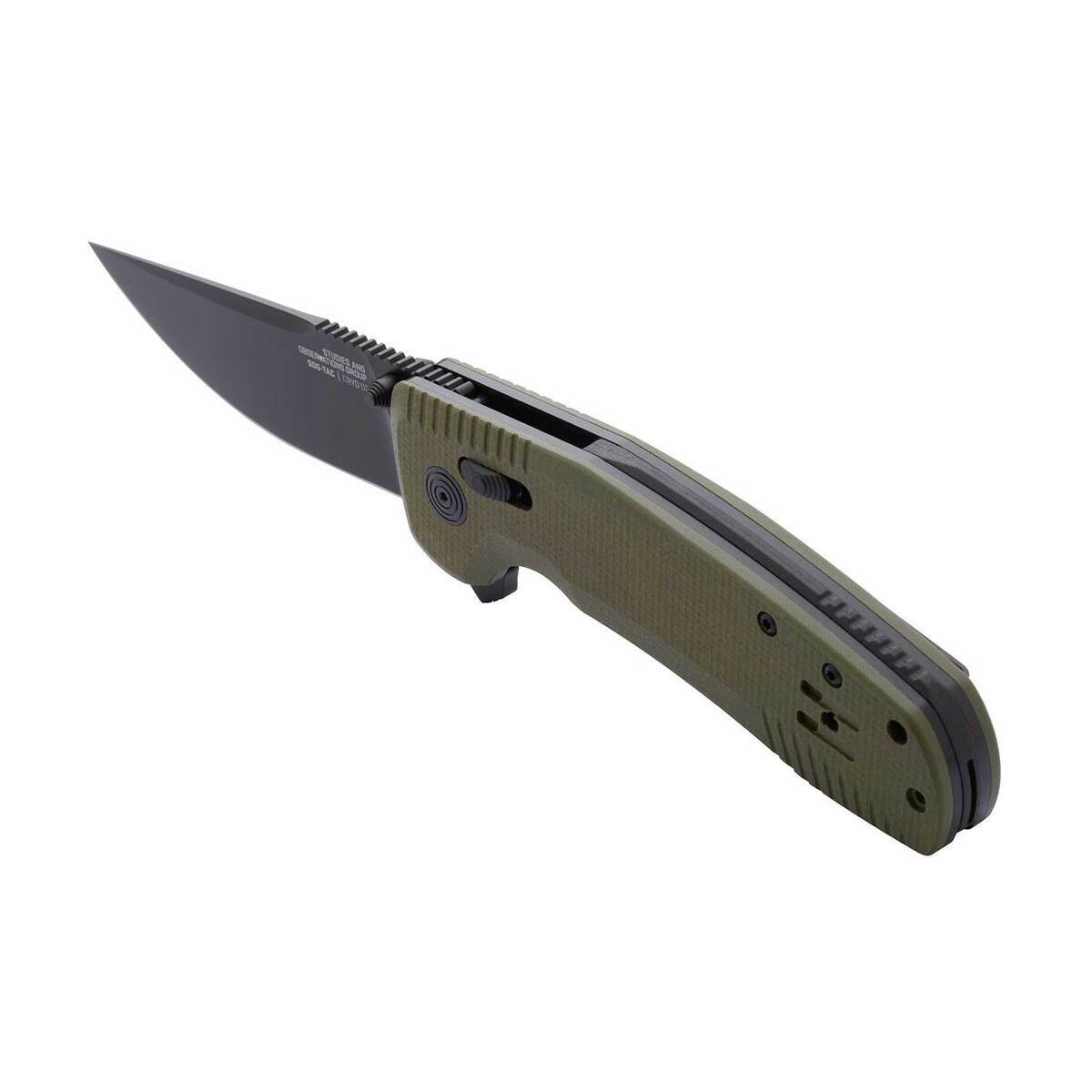 SOG-TAC XR 3.39 inch Folding Knife - OD Green SOG-TAC XR 3.39 inch Folding Knife - OD Green