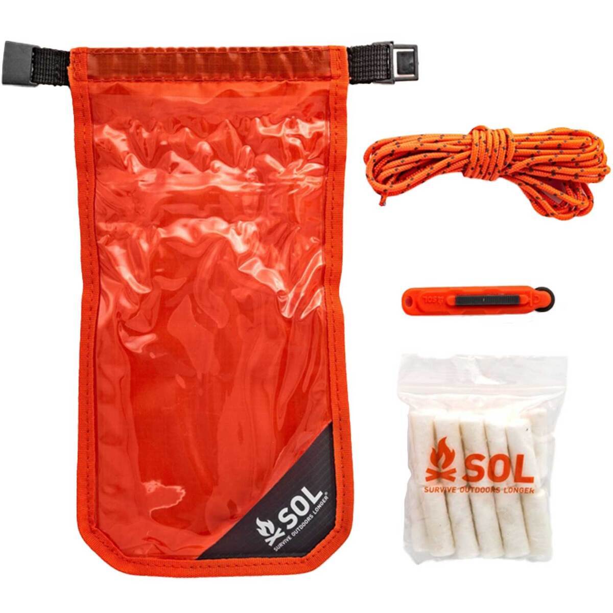 SOL Fire Lite Kit In Dry Bag SOL Fire Lite Kit In Dry Bag