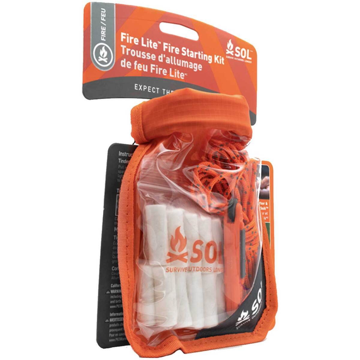 SOL Fire Lite Kit In Dry Bag SOL Fire Lite Kit In Dry Bag