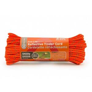 SOL Fire Lite Tinder Utility Cord 50ft