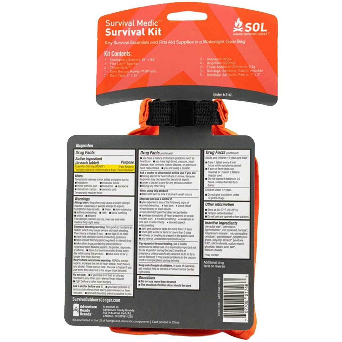 SOL Survival Medic In Dry Bag SOL Survival Medic In Dry Bag
