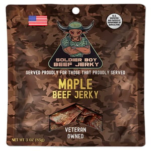 Soldier Boy Beef Jerky 3oz -Maple