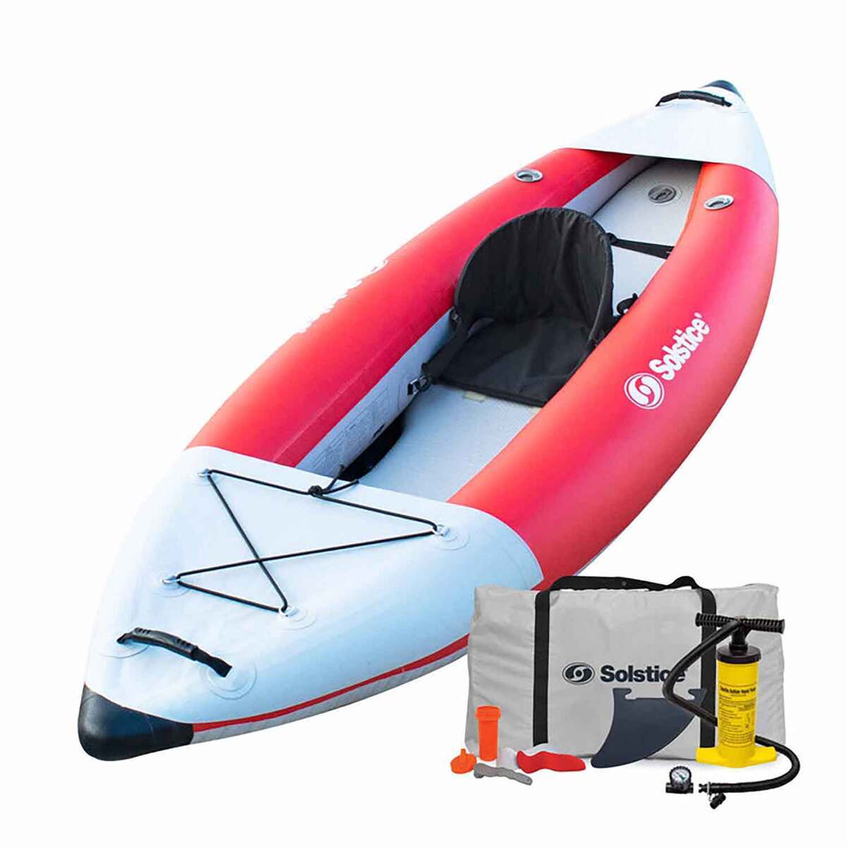 Solstice Flare 1 Inflatable Kayak - 9.6ft Red - Red Solstice Flare 1 Inflatable Kayak - 9.6ft Red - Red