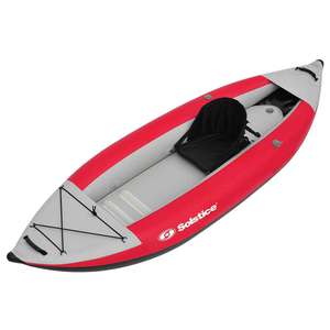 Solstice Flare 1 Inflatable Kayak - 9.6ft Red