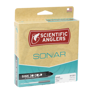 Scientific Anglers Sonar Cold Sinking Fly Fishing Line - Surf/Black WF250S 105ft Scientific Anglers Sonar Cold Sinking Fly Fishing Line - Surf/Black WF250S 105ft