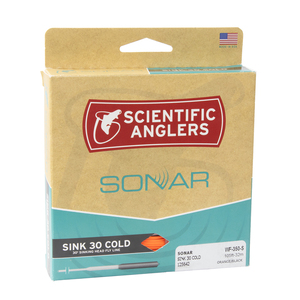 Scientific Anglers Sonar Cold Sinking Fly Fishing Line - Orange/Black WF350S 105ft Scientific Anglers Sonar Cold Sinking Fly Fishing Line - Orange/Black WF350S 105ft