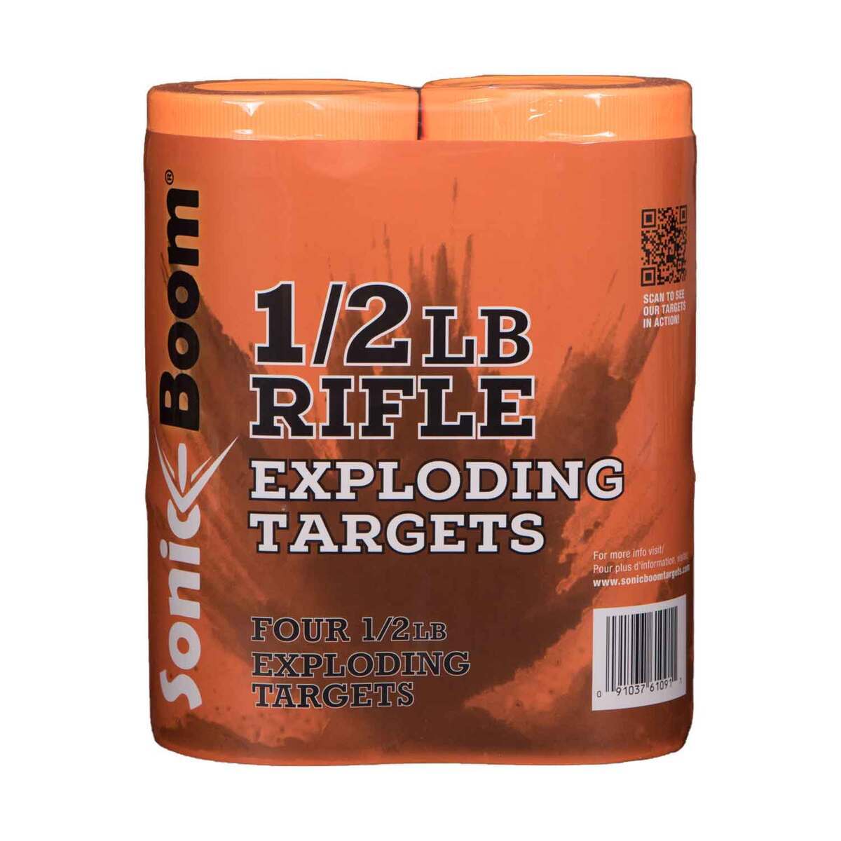 Sonic Boom Exploding Rifle Targets - 1/2lb - 4 Pack | Sportsman's Warehouse