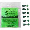 Souders Fishing Tackle Brass and Glass Sinkers - Green/Green, 1/8oz - Green/Green 1/8oz