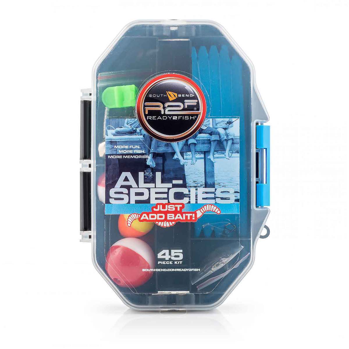 South Bend Ready2Fish All-Species w/Tackle Kit Spincast Combo - 5ft 6in, Medium Light Power, 2pc - 20 South Bend Ready2Fish All-Species w/Tackle Kit Spincast Combo - 5ft 6in, Medium Light Power, 2pc - 20