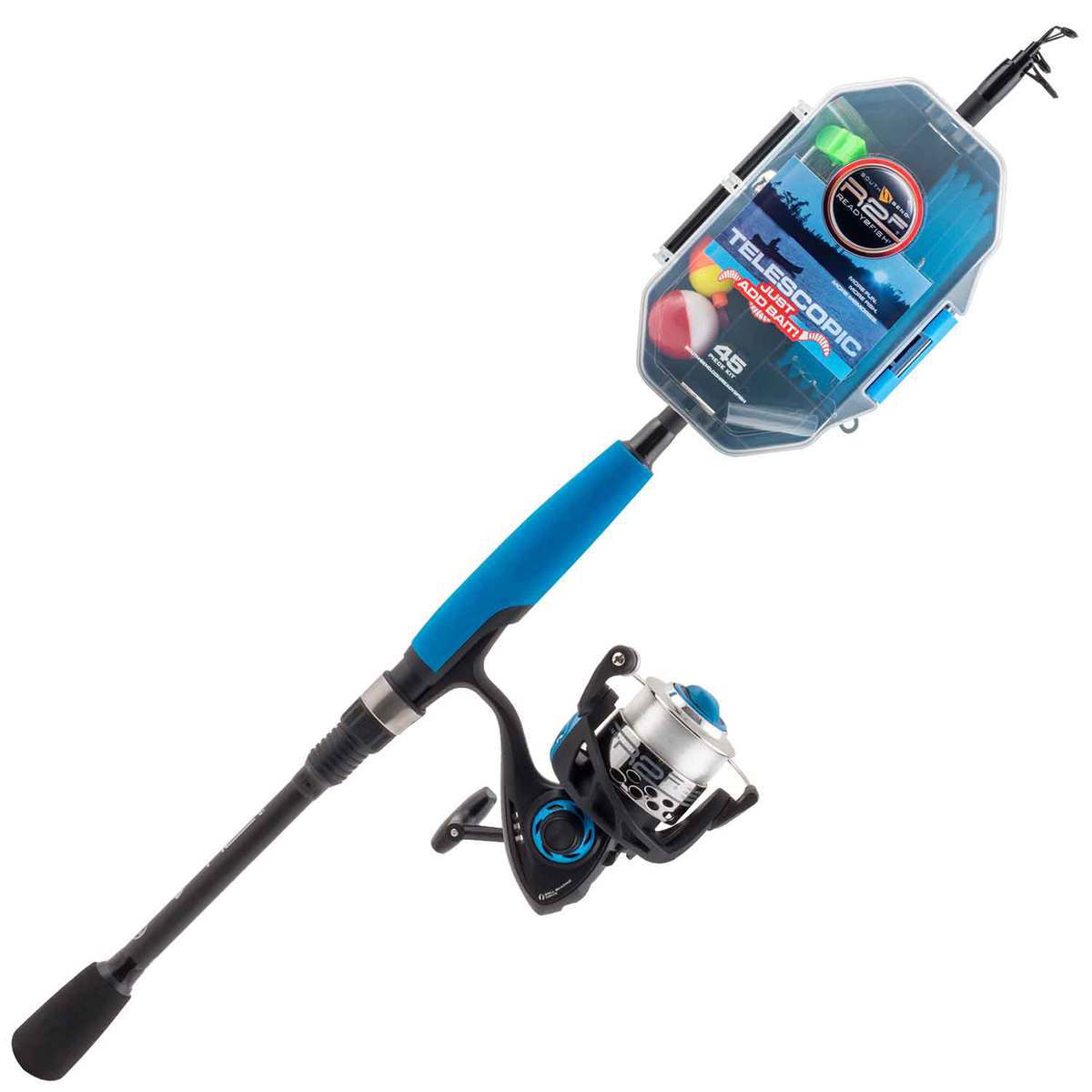 South Bend Ready2Fish All-Species Telescopic Spinning Rod and Reel ...