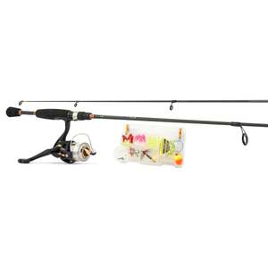 South Bend Ready2Fish Trout Spinning Rod and Reel Combo with Tackle Kit - 5ft, Ultra Light, 2pc