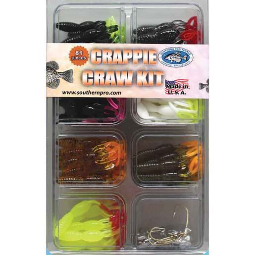 Southern Pro Crappie Craw Kit - Assorted