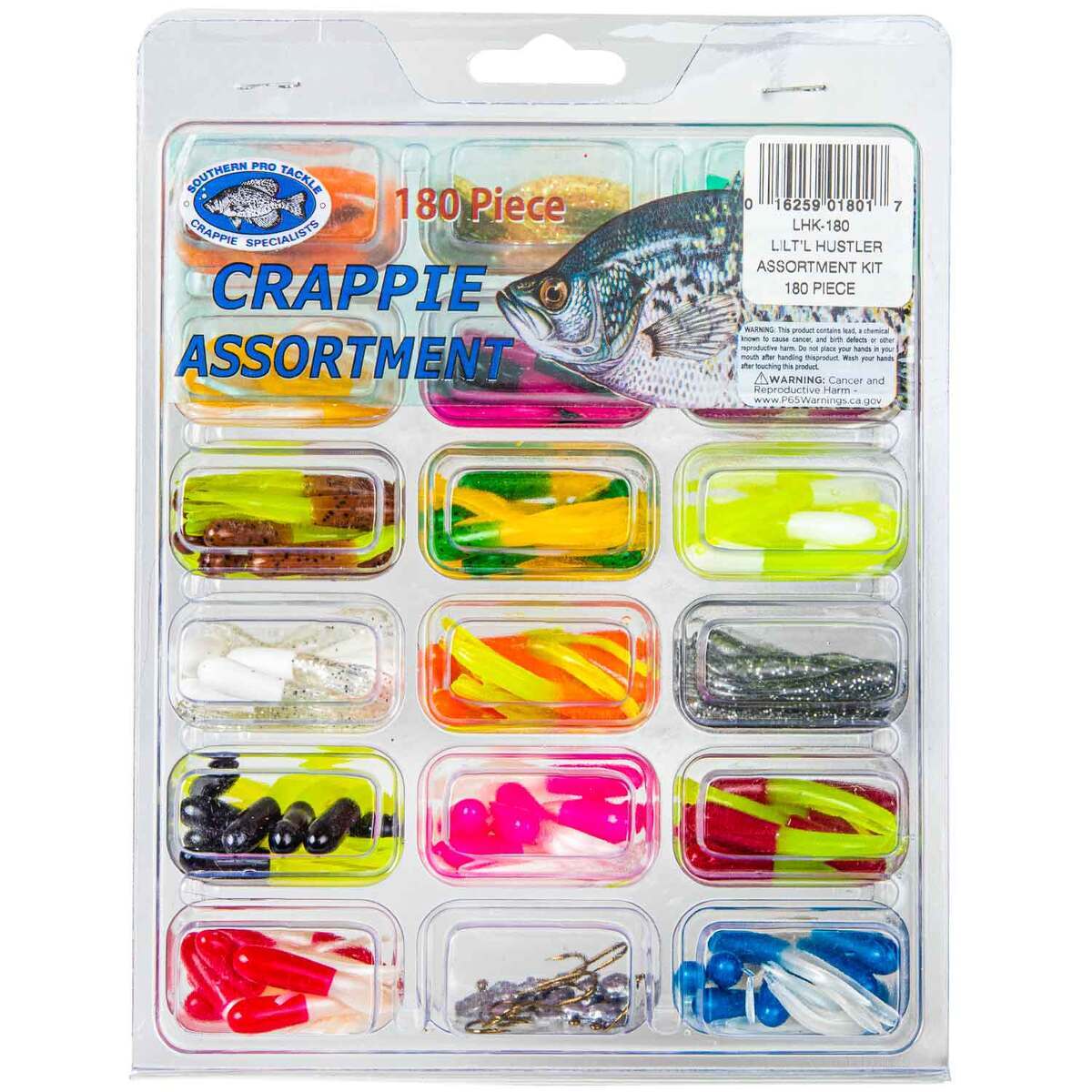 Southern Pro Lit'l Hustler Tri-Color Assorted Tube Bait Kit - Assorted Southern Pro Lit'l Hustler Tri-Color Assorted Tube Bait Kit - Assorted