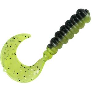 Southern Pro Hot Grub - Chartreuse Shad, 2in, 8pk
