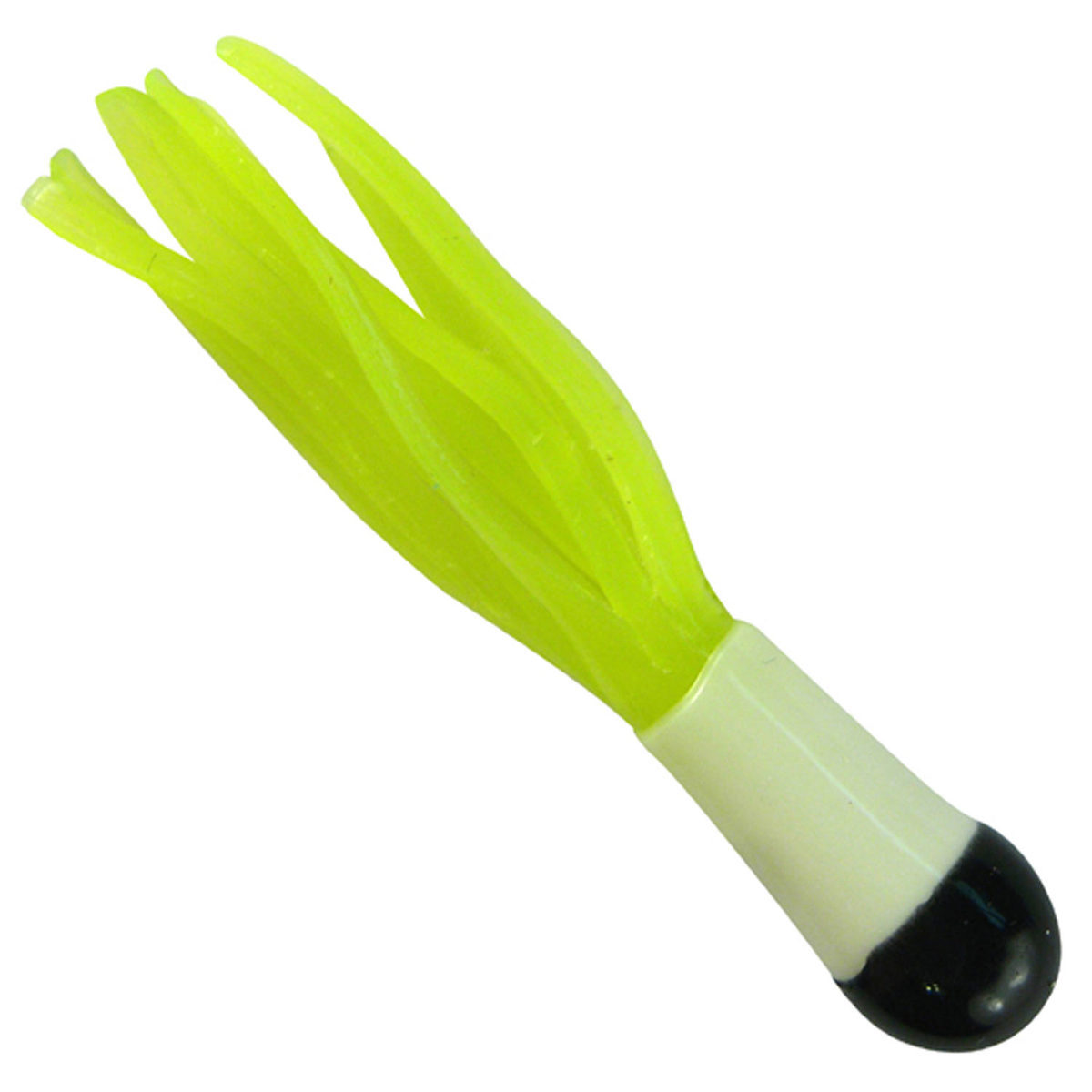 Southern Pro Tricolor Lit'l Hustler Tubes - Black/White/Chartreuse, 1-1/2in, 10pk - Black/White/Chartreuse Southern Pro Tricolor Lit'l Hustler Tubes - Black/White/Chartreuse, 1-1/2in, 10pk - Black/White/Chartreuse