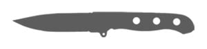 Spear Point knife blade shape