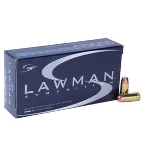 Speer Lawman 40 S&W 165gr TMJ FN Handgun Ammo - 50 Rounds