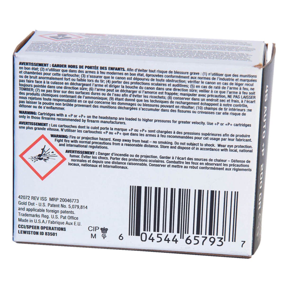 Speer Gold Dot 45 Auto (ACP) 200gr G2 Handgun Ammo - 20 Rounds Speer Gold Dot 45 Auto (ACP) 200gr G2 Handgun Ammo - 20 Rounds