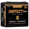 Speer Impact Big Game 30 Caliber Polymer Tipped Metal Jacket 172gr Reloading Bullets - 50 Count