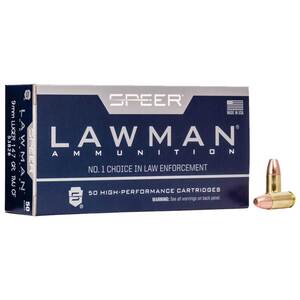 Speer Lawman 9mm Luger 147gr TMJ Handgun Ammo - 50 Rounds