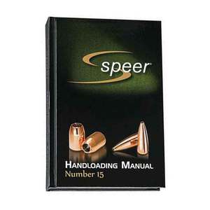 Speer Reloading Manual No. 15