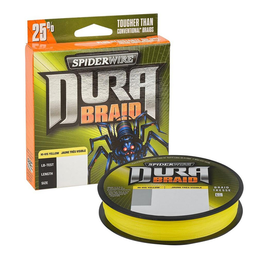 Spiderwire DuraBraid Braided Fishing Line - Hi-Vis Yellow
