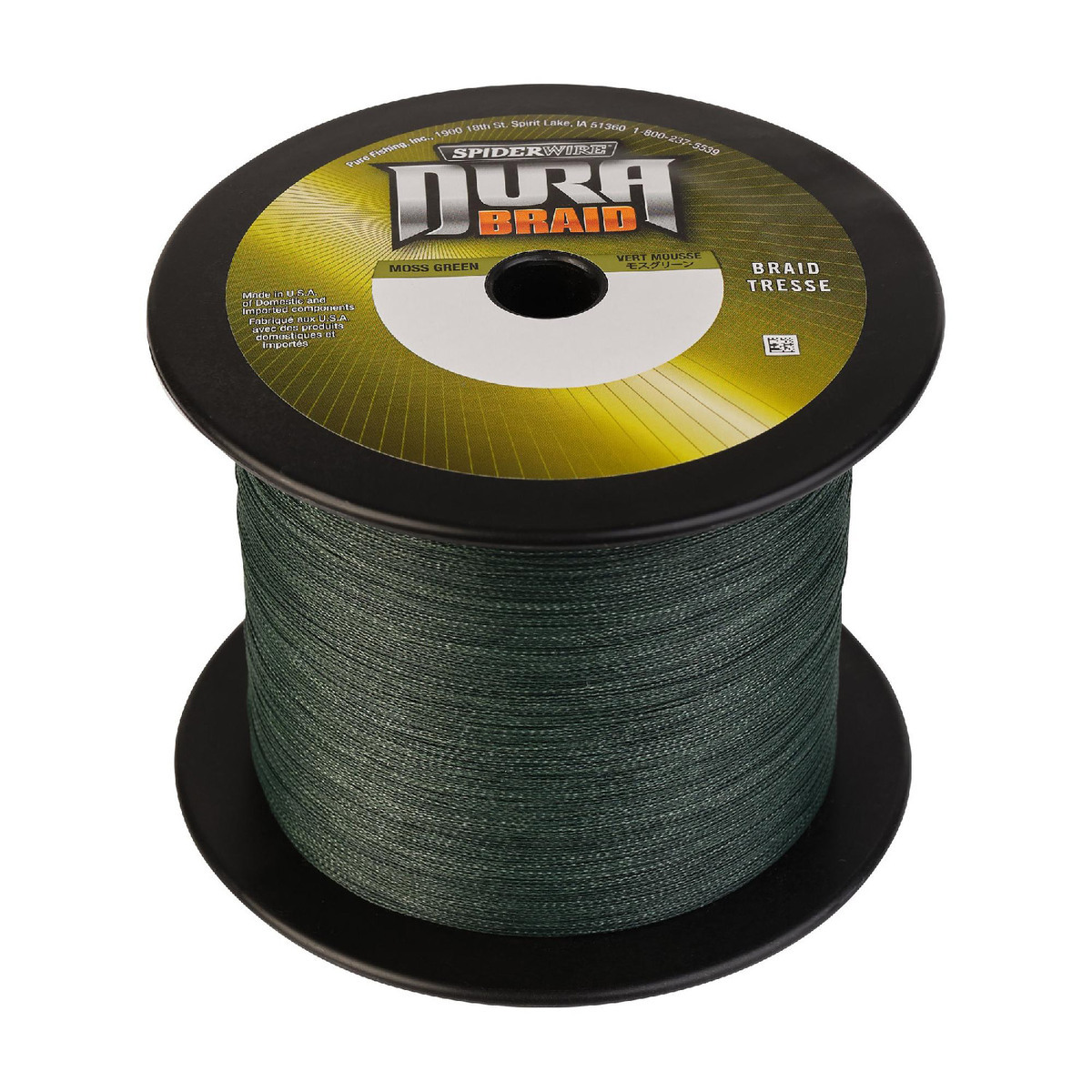 Spiderwire DuraBraid Moss Green Size 8lb | Chaos Fishing