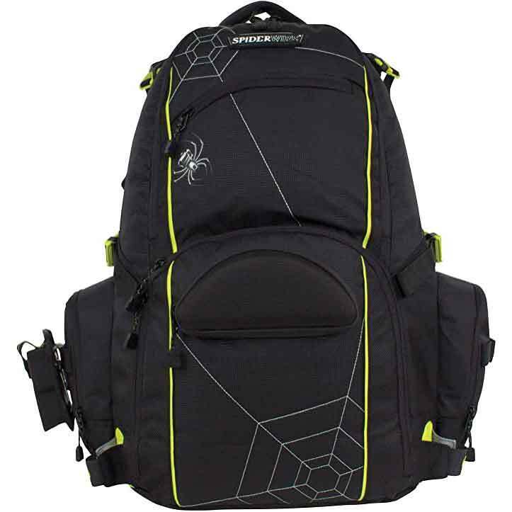 Spiderwire Fishing Soft Tackle Backpack - Black - Black Spiderwire Fishing Soft Tackle Backpack - Black - Black