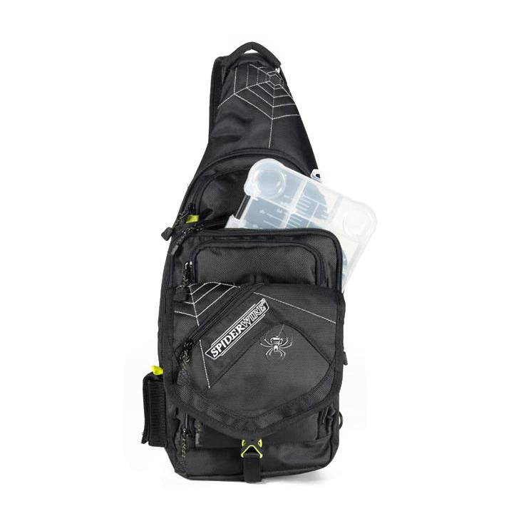 Spiderwire Shoulder Tackle Sling-Black - Black Spiderwire Shoulder Tackle Sling-Black - Black