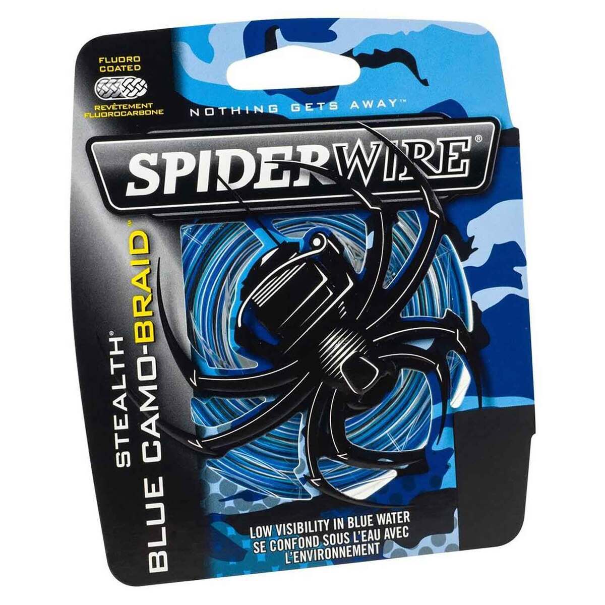 SpiderWire Stealth Blue Camo Braided Fishing Line SpiderWire Stealth Blue Camo Braided Fishing Line